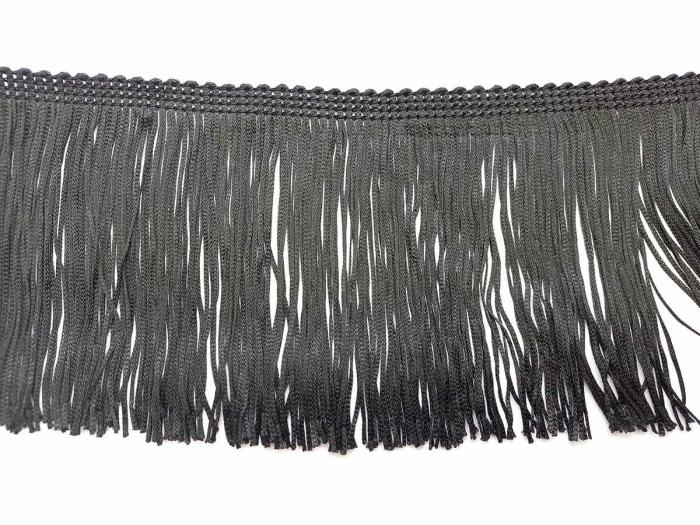 10Cm Fringe- Black  |   Fringing & Fringe Fringing & Fringe Fringing & Fringe