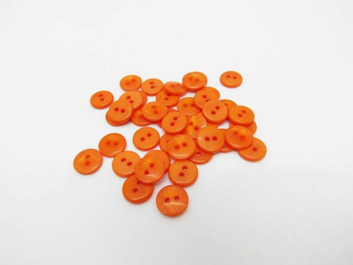 11Mm Button- Orange  |   Orange Buttons Buttons Buttons 10Mm-20Mm