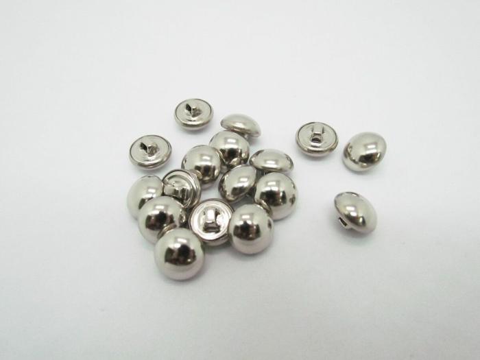 12Mm Button- Silver  |   Metal Look Buttons Buttons Buttons 10Mm-20Mm