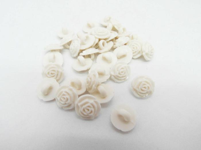 13Mm Button- White  |   Buttons 10Mm-20Mm Buttons Buttons 10Mm-20Mm