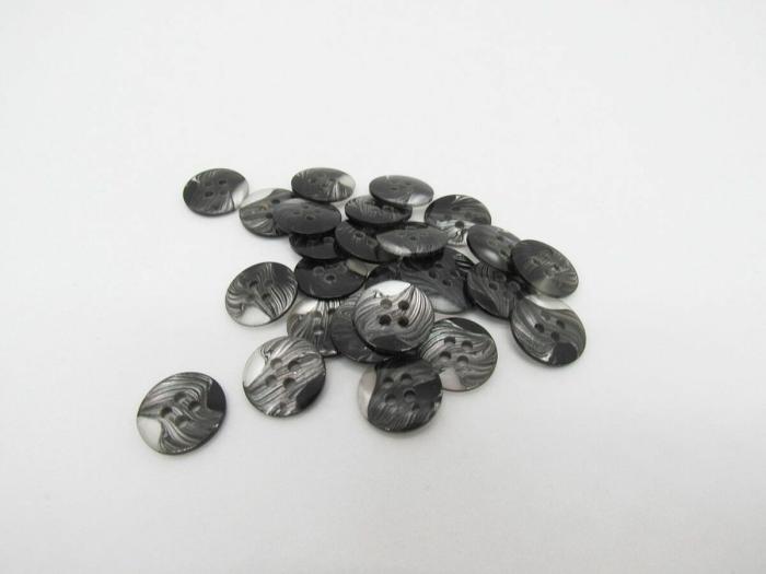 14Mm Button- Grey  |   Grey Buttons Buttons Buttons 10Mm-20Mm