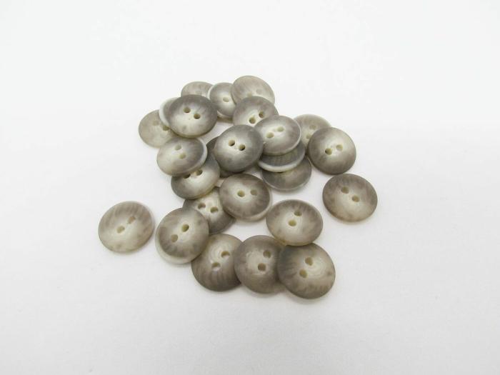 15Mm Button- Grey  |   Buttons 10Mm-20Mm Buttons Buttons 10Mm-20Mm