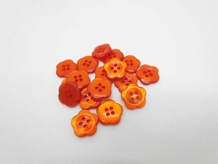 15Mm Button- Orange  |   Orange Buttons Buttons Buttons 10Mm-20Mm