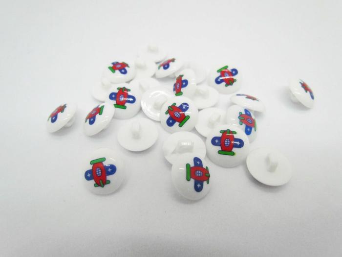 15Mm Button- White  |   Buttons 10Mm-20Mm Buttons Buttons 10Mm-20Mm