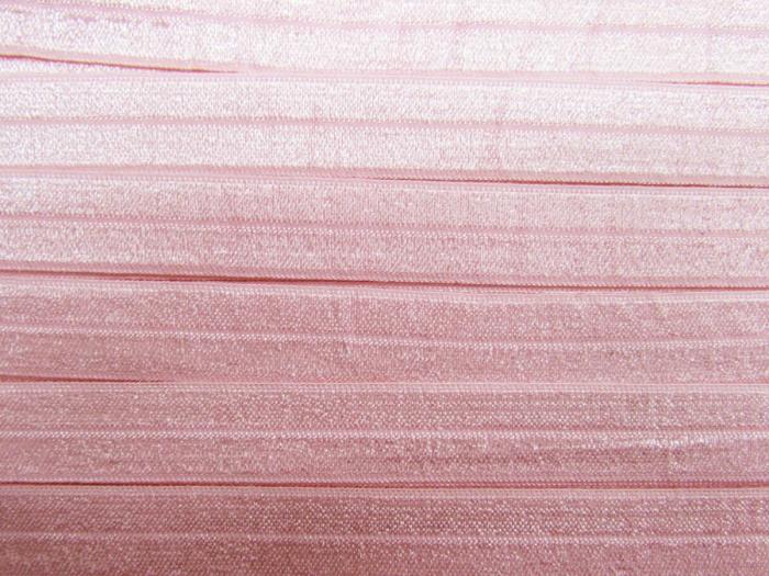 16Mm Shiny Fold Over Elastic- Pink  |   Fold Over Elastic Elastic Fold Over Elastic