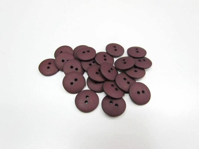 17Mm Button- Burgundy  |   Red & Maroon Buttons Buttons Buttons 10Mm-20Mm