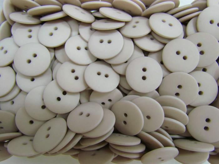 20Mm Matte Grey Beige Fashion Button  |   Cream & Beige Buttons Buttons Buttons 10Mm-20Mm