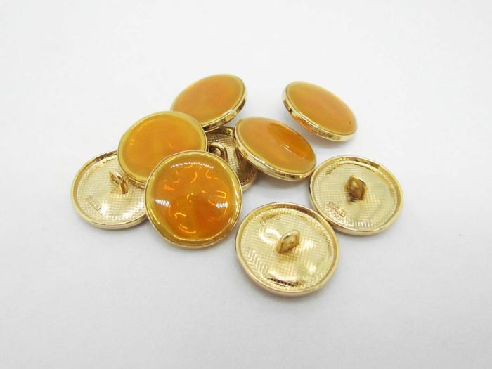 21Mm Button- Orange  |   Orange Buttons Buttons Buttons 20Mm-40Mm