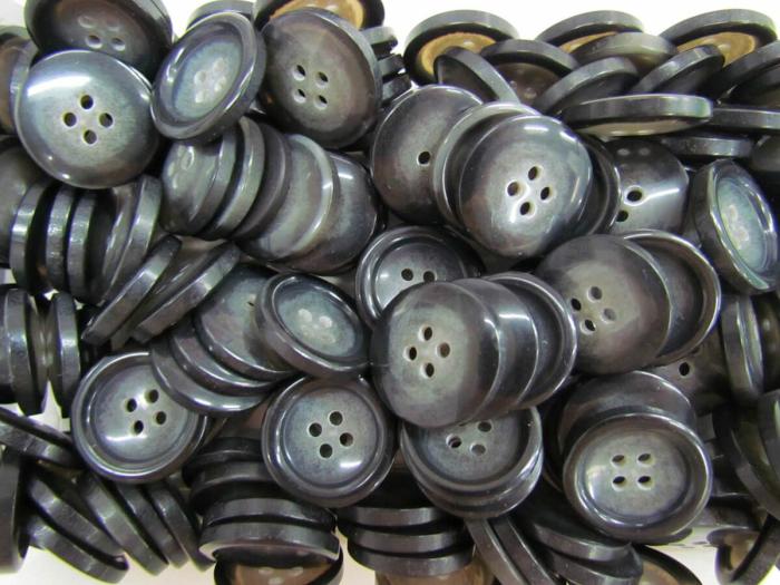 22Mm Dark Grey Fashion Button  |   Buttons 20Mm-40Mm Buttons Buttons 20Mm-40Mm