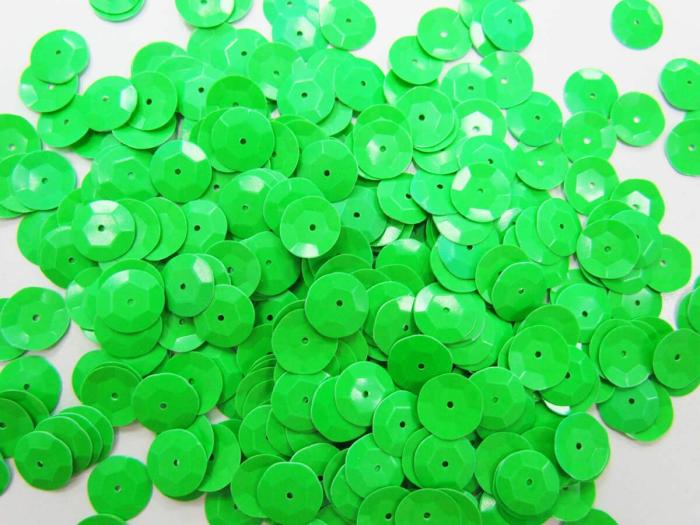 24Gm Sequin Pack- Fluro Green- 10Mm  |   Sequins & Sequin Trims Sequins & Sequin Trims Sequins & Sequin Trims