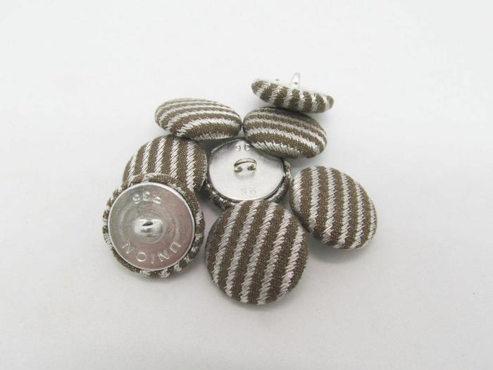 24Mm Button- Brown  |   Fabric Covered Buttons Brown Buttons Brown Buttons