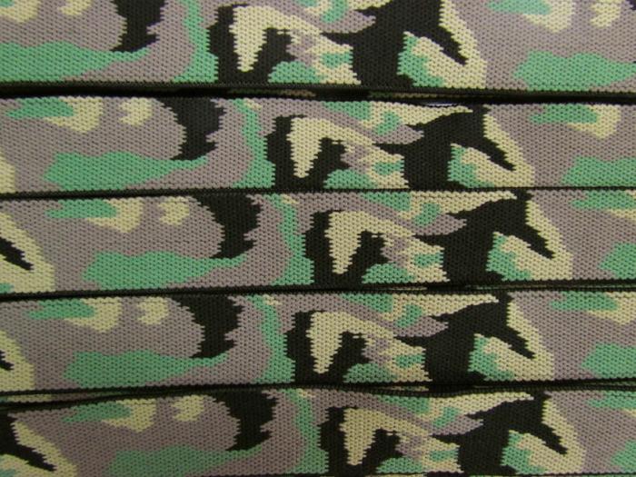 25Mm Clever Camouflage Elastic  |   Woven Elastic Decorative Elastic Decorative Elastic