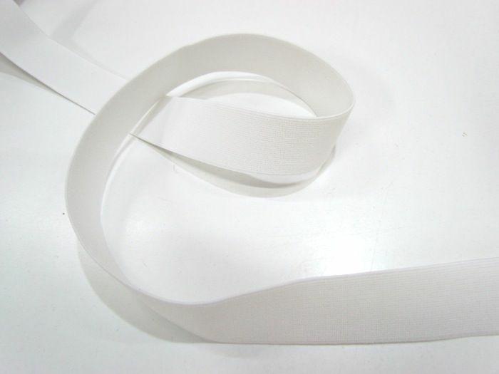 25Mm High Density Elastic- White  |   High Density Elastic Elastic High Density Elastic