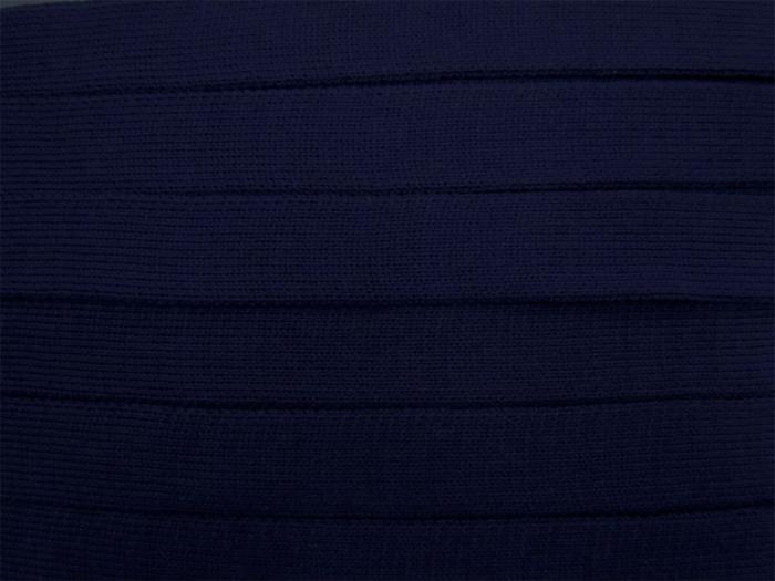 25Mm Thick Rib Trim- Navy  |   Ribbed Knit Trimming Cords & Tapes Cords & Tapes