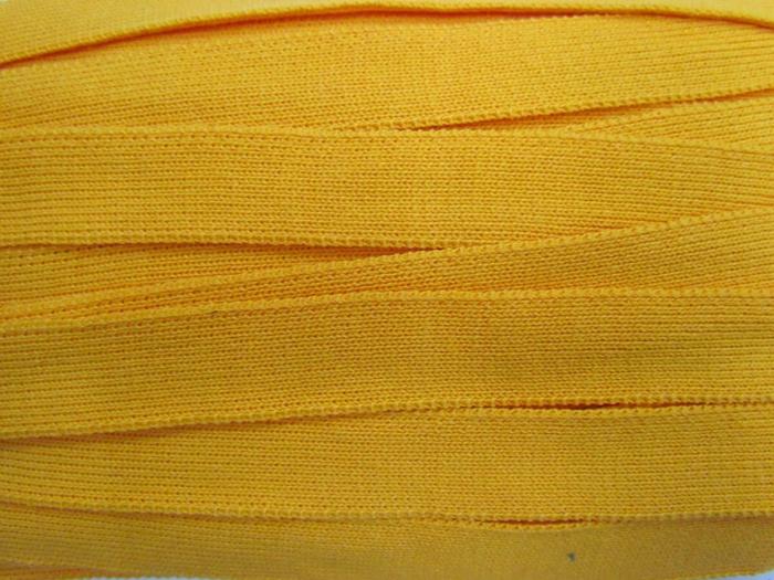 25Mm Thick Rib Trim- Yellow  |   Ribbed Knit Trimming Cords & Tapes Cords & Tapes