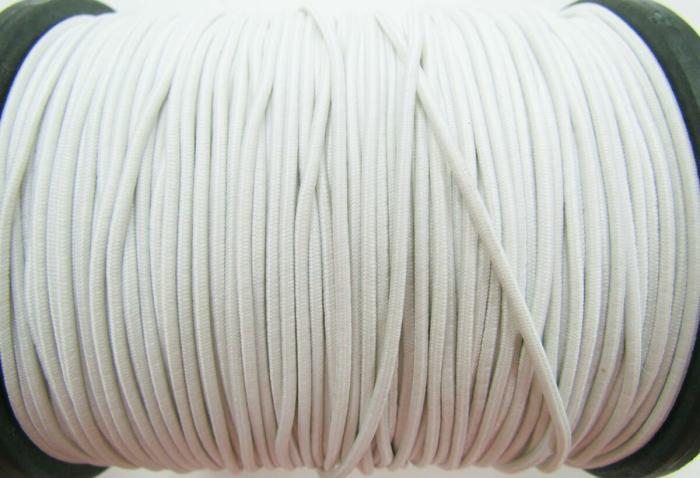 2Mm Round Elastic- Off White  |   Bungee Cord Elastic Bungee Cord Elastic Bungee Cord Elastic