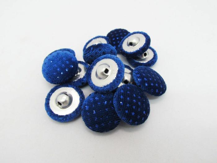 32Mm Button- Blue  |   Buttons 20Mm-40Mm Blue Buttons Blue Buttons