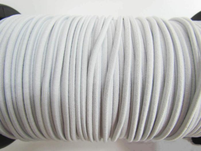 3Mm Bungee Cord Elastic- White  |   Bungee Cord Elastic Bungee Cord Elastic Bungee Cord Elastic