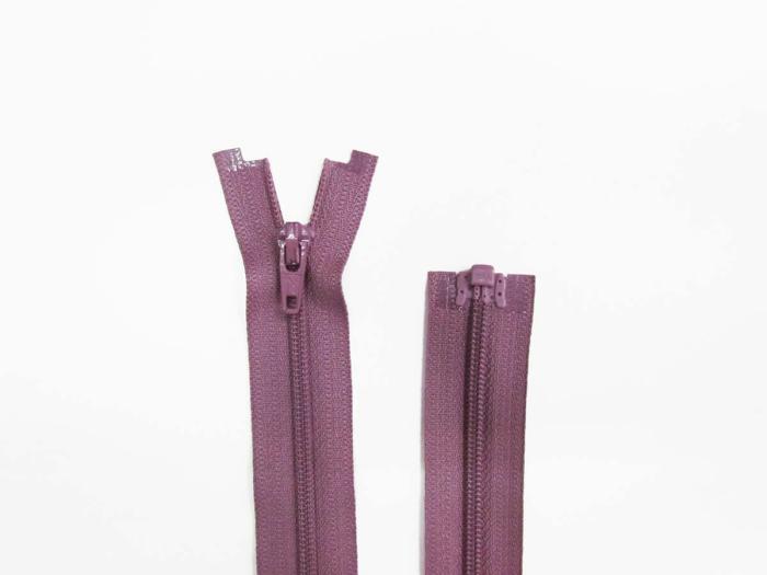 40Cm Ykk Open End No. 3 Zip- Dusk Purple  |   Nylon Zips Invisible Zippers Invisible Zippers