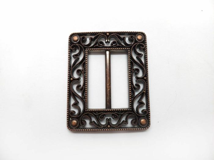 40Mm Filigree Bronze Slider Buckle  |   Buckles Buckles Buckles