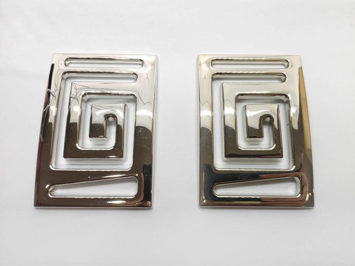 45Mm Silver Maze Buckle  |   Buckles Buckles Buckles