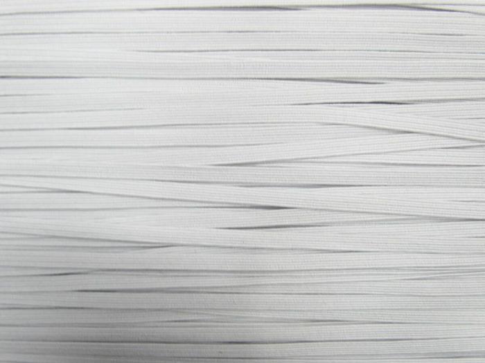 5Mm Braided Elastic- White  |   Braided Elastic Braided Elastic Braided Elastic