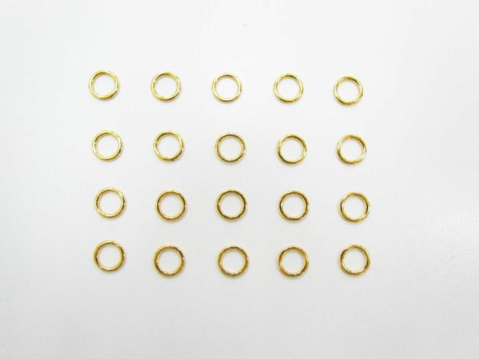 5Mm Gold Strap Rings – Pack Of 20  |   D-Rings & O-Rings D-Rings & O-Rings D-Rings & O-Rings