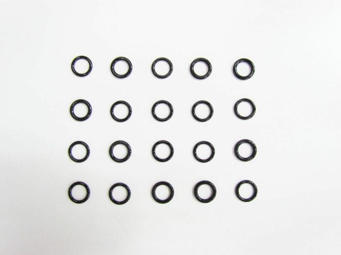 6Mm Metal Black Lingerie Strap Rings – Pack Of 20  |   D-Rings & O-Rings D-Rings & O-Rings D-Rings & O-Rings