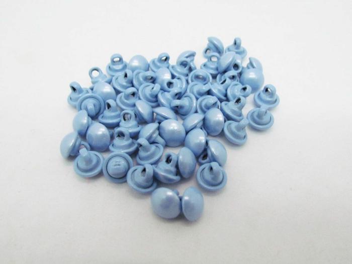 8Mm Button- Blue  |   Buttons Under 10Mm Blue Buttons Blue Buttons