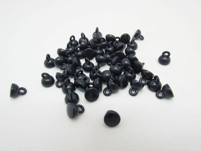 8Mm Button- Navy  |   Buttons Under 10Mm Blue Buttons Blue Buttons