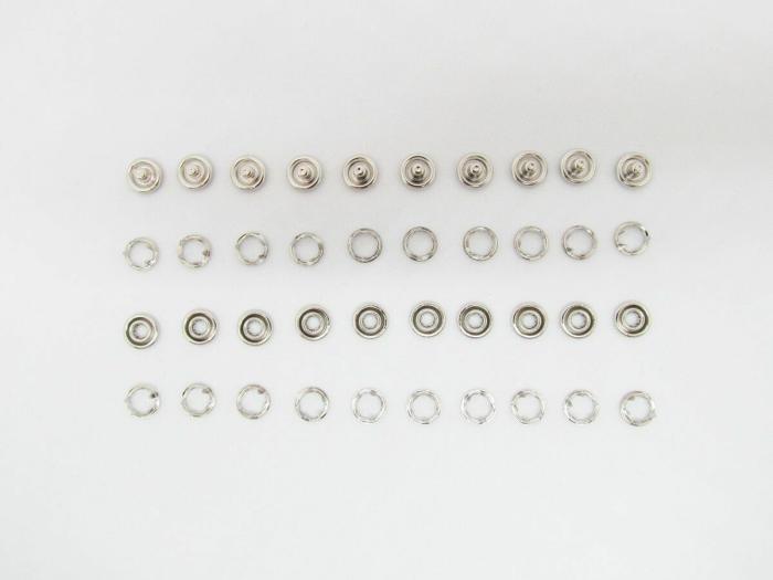 8Mm Gripper Studs- Silver- 10Pk  |   Fasteners Fasteners Fasteners