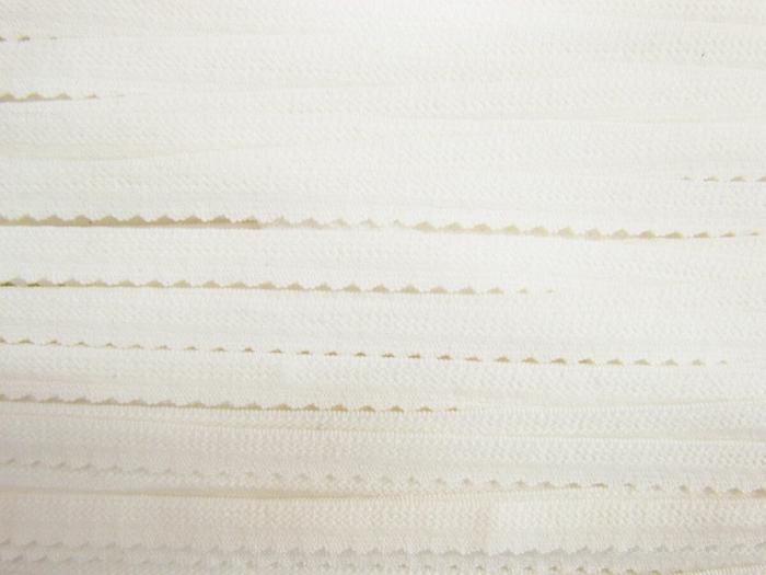 8Mm Scallop Lingerie Elastic- Ivory  |   Decorative Elastic Decorative Elastic Decorative Elastic