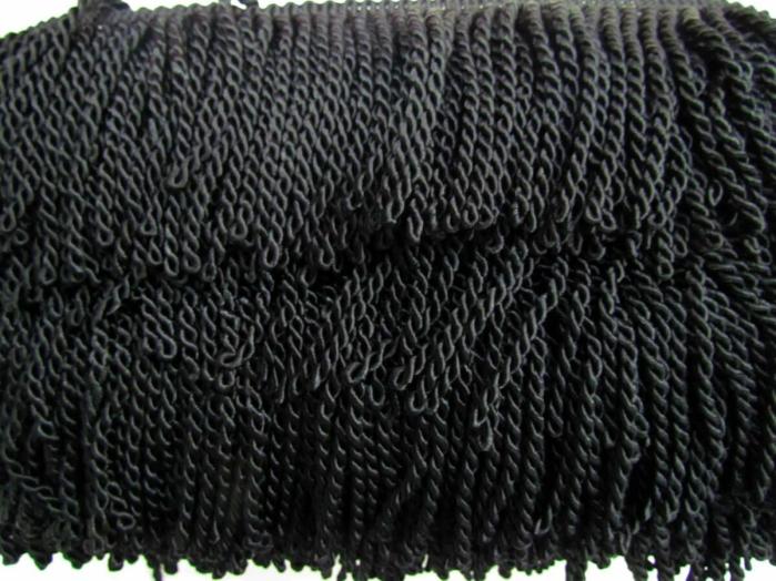 90Mm Bullion Trim- Black  |   Fringing & Fringe Fringing & Fringe Fringing & Fringe