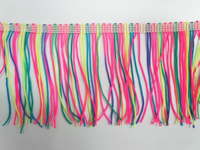 90Mm Rainbow Fringe Trim  |   Fringing & Fringe Fringing & Fringe Fringing & Fringe