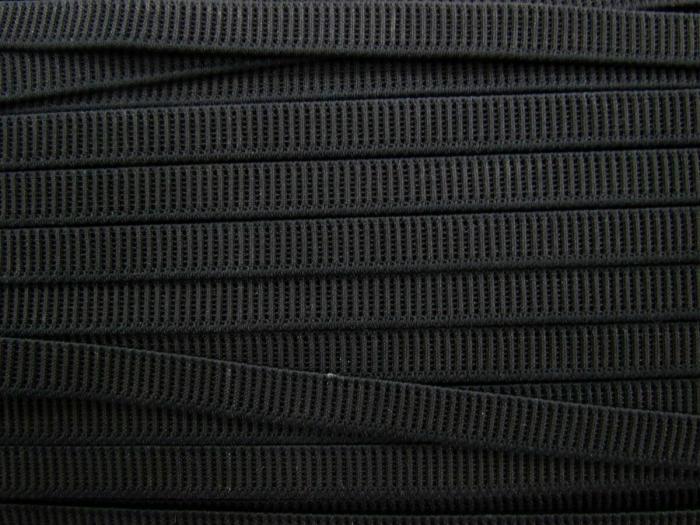 Budget Elastic- 12Mm Ribbed- Black  |   Ribbed Elastic Elastic Ribbed Elastic