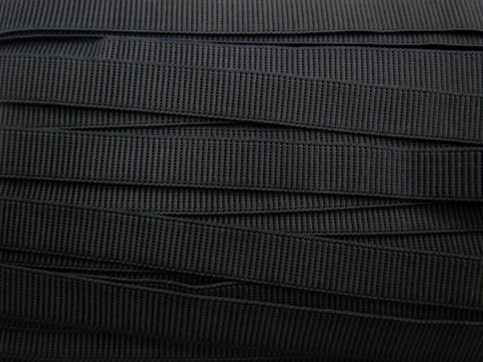 Budget Elastic- 20Mm Ribbed- Black  |   Ribbed Elastic Elastic Ribbed Elastic