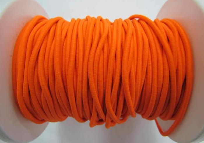 Bungee Cord Elastic- Fluro Orange  |   Decorative Elastic Bungee Cord Elastic Bungee Cord Elastic