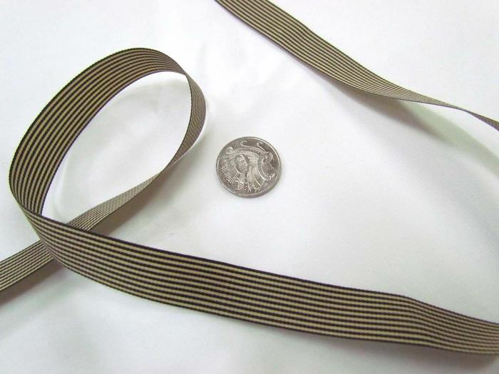 Candy 15Mm- Brown / Latte  |   Candy Cane Stripe Ribbon Candy Cane Stripe Ribbon Candy Cane Stripe Ribbon