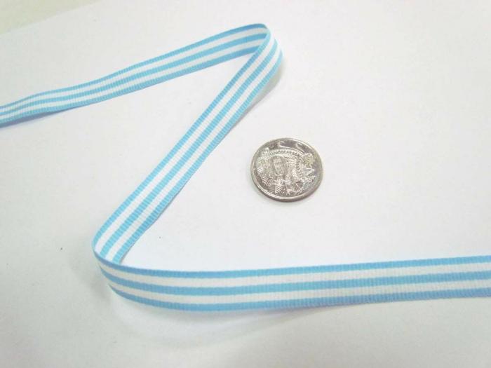 Candy Cane 10Mm- Baby Blue / White  |   Candy Cane Stripe Ribbon Candy Cane Stripe Ribbon Candy Cane Stripe Ribbon