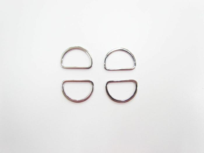 Designer D-Rings- Silver – Pack Of 4  |   D-Rings & O-Rings D-Rings & O-Rings D-Rings & O-Rings