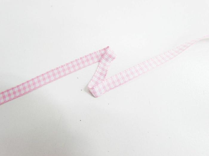 Gingham Ribbon 5Mm- Baby Pink  |   Gingham Ribbon Gingham Ribbon Gingham Ribbon