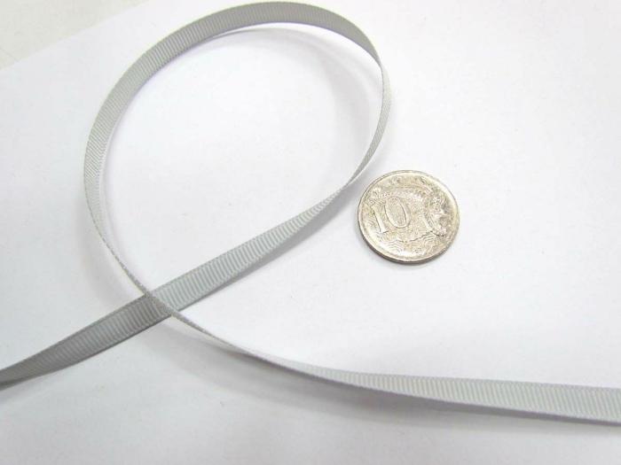 Grosgrain Ribbon 6Mm- Silver Grey  |   Grosgrain Ribbon Grosgrain Ribbon Grosgrain Ribbon