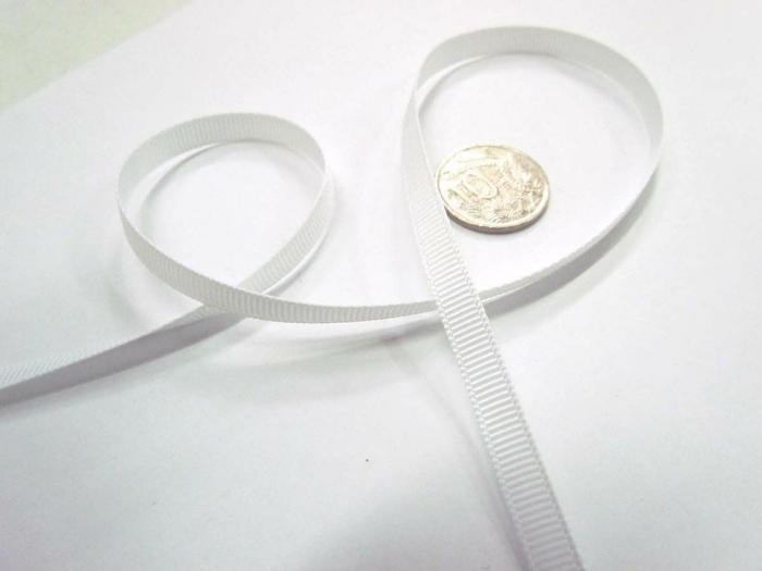 Grosgrain Ribbon 6Mm- White  |   Grosgrain Ribbon Grosgrain Ribbon Grosgrain Ribbon