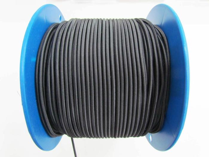 Jumbo Bungee Cord Elastic- Carbon Black  |   Bungee Cord Elastic Bungee Cord Elastic Bungee Cord Elastic