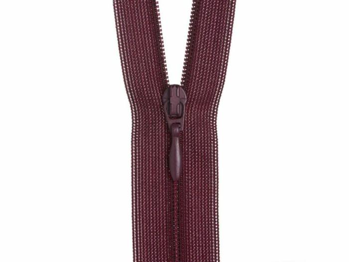 Lightweight Open End Zip- 18Cm (7 Inch) 171 Wine  |   Open End Zips Nylon Zips Nylon Zips