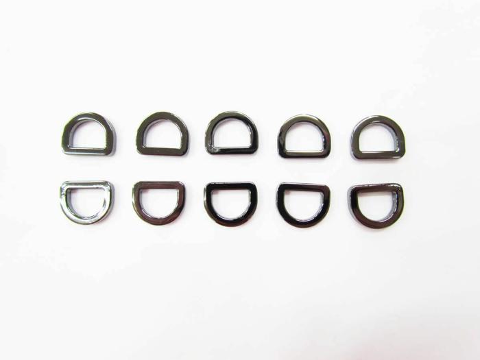 Mini D-Rings Pack Of 10- Platinum  |   D-Rings & O-Rings D-Rings & O-Rings D-Rings & O-Rings