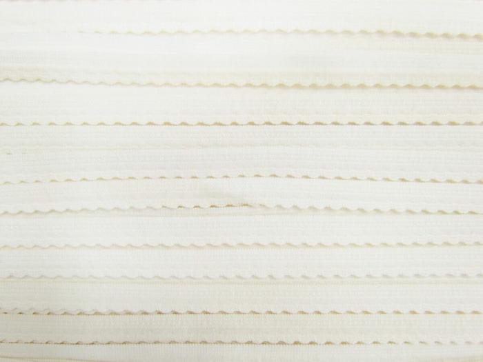 *Seconds* 8Mm Scallop Lingerie Elastic- Cream  |   Decorative Elastic Decorative Elastic Decorative Elastic