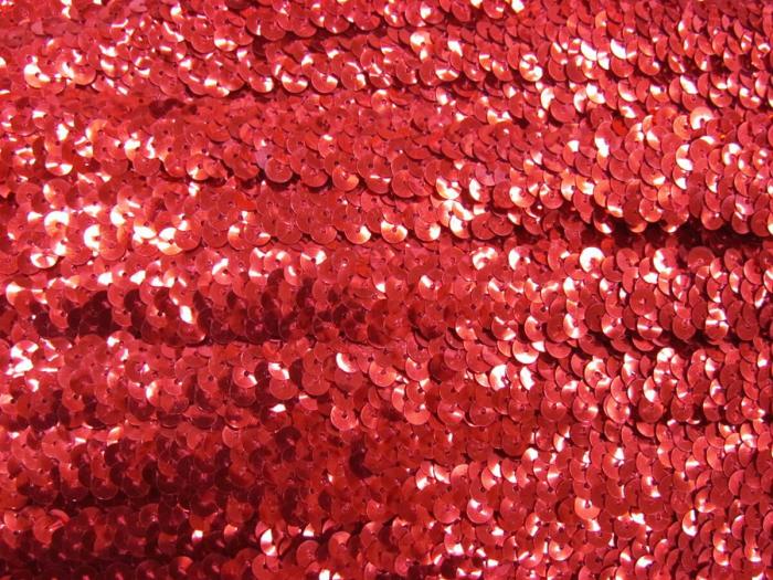 Stretch Sequin Trim- 2 Row- Scarlet  |   Stretch Trims Sequins & Sequin Trims Sequins & Sequin Trims