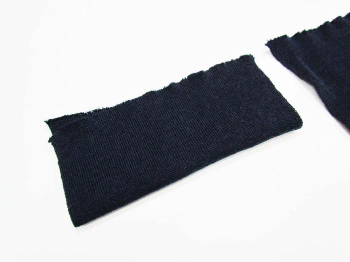 Wool Pre-Cut Cuff Ribbing- Navy  |   Ribbed Knit Trimming Ribbed Knit Trimming Ribbed Knit Trimming