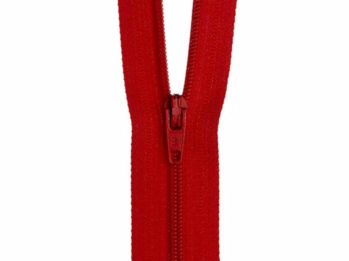 Dress Zip- 51Cm (20 Inch)- 145 Hot Red  |   Nylon Zips Dress Zippers Dress Zippers